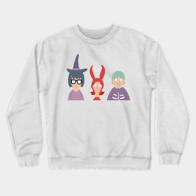 Oggies Boys - The Belchers Crewneck Sweatshirt by gray-cat